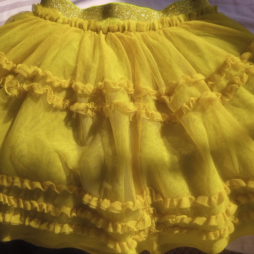 Mini Boden Tulle Ruffle Skirt
